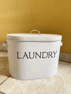 Design Farmhouse Laundry Powder Container White