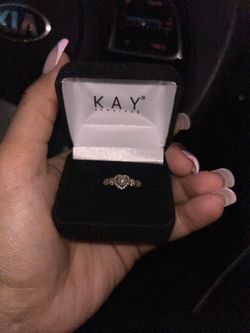 Silver Kay jewelers ring