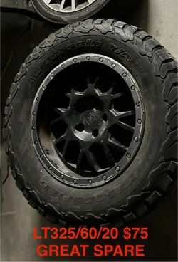325/60/20 Tire And RIM