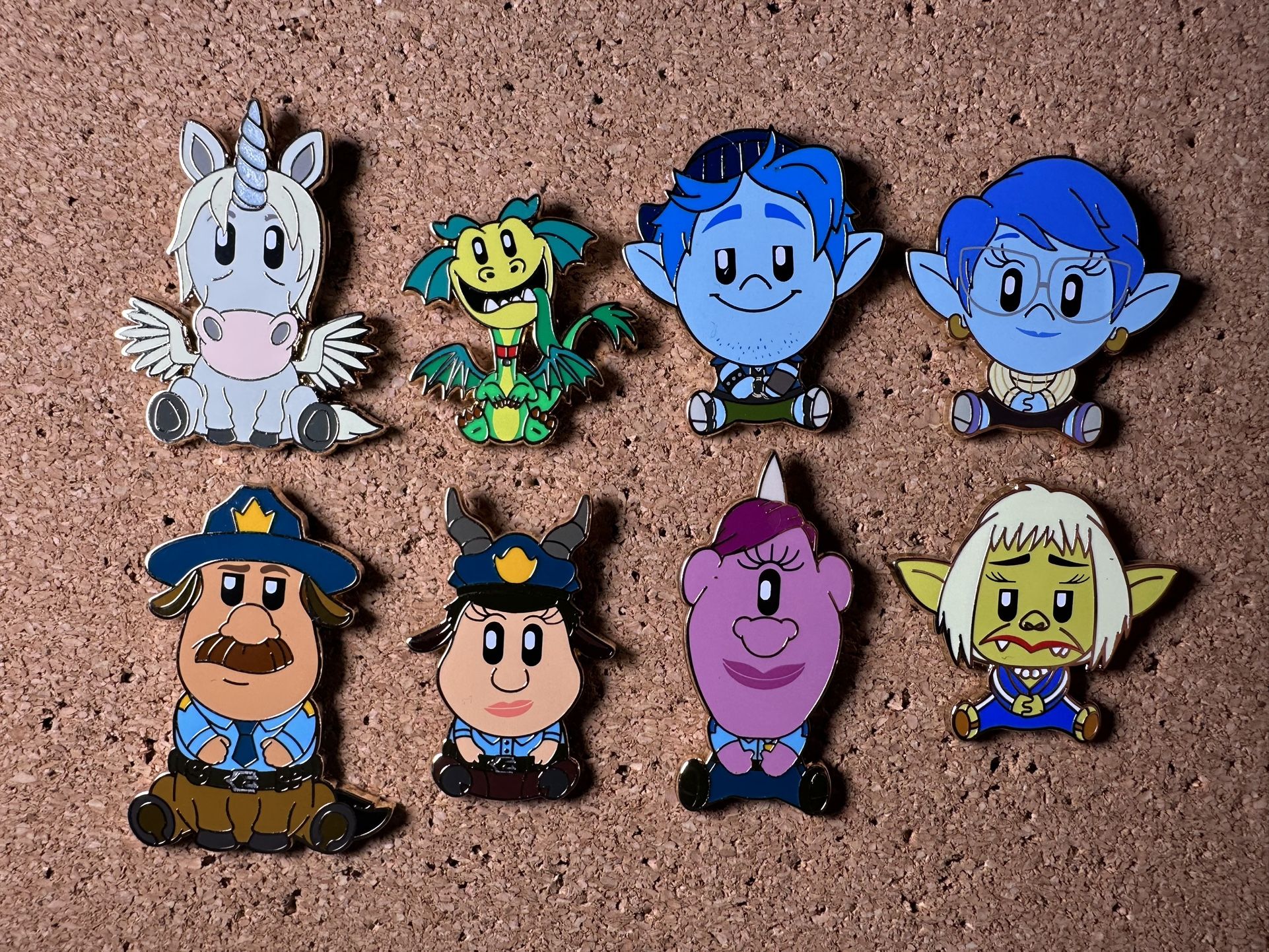 WDI aDorbs! Mystery Onward LE Disney Pin Bundle Lot [8 Pins]