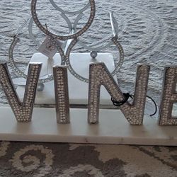 Wine Rack And Sign
