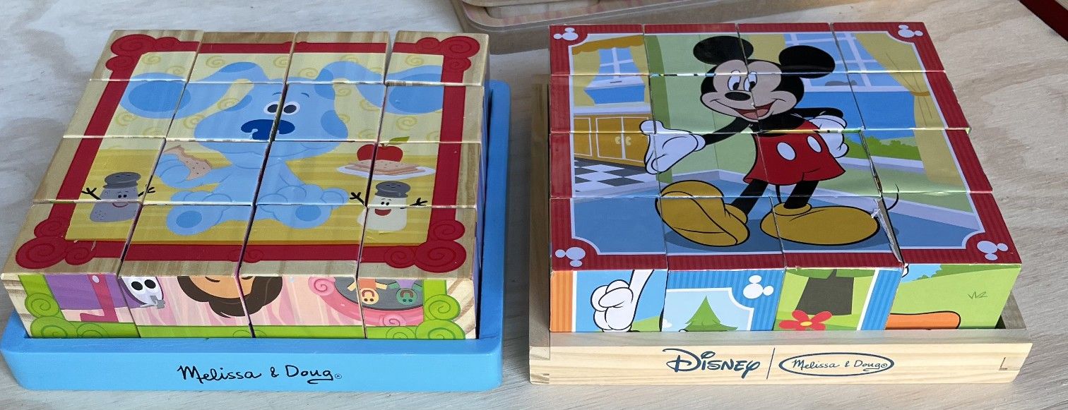 Mickey Mouse And Blue’s Clue’s Puzzles
