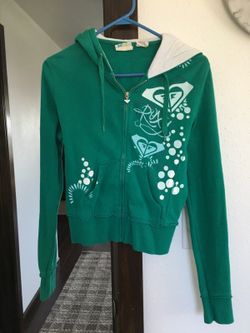 Roxy Hooded Zippered Sweatshirt