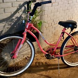 Pink Cruiser Bike 