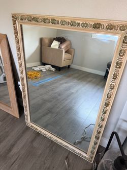 Large antique mirror