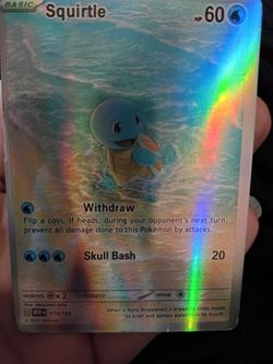 Squirtle 151 Pokemon card