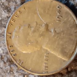 Error 1940  L on rim penny 