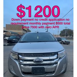 2013 Ford Edge No Credit Application No Requirement