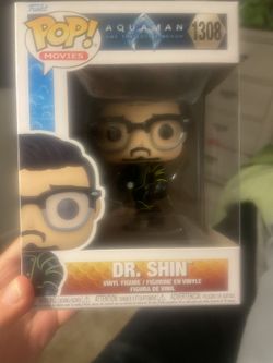 Dr. Shin funko pop from Aquaman and the Lost Kingdom