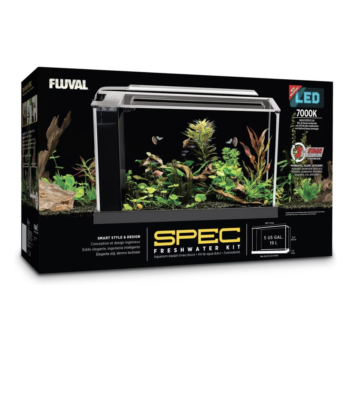 Fluval Spec Tank 5 Gallon 