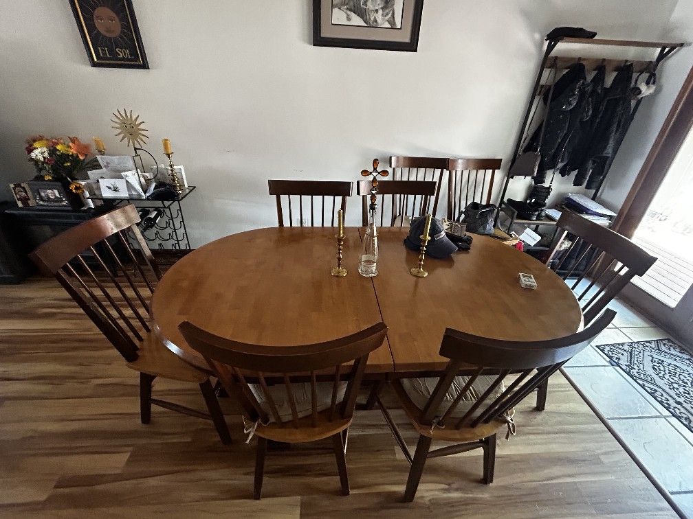 Table And 8 Chairs
