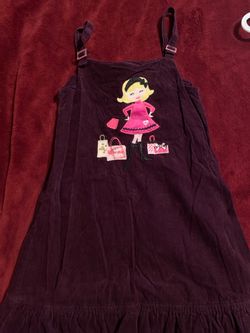 Wine color corduroy dress size 6
