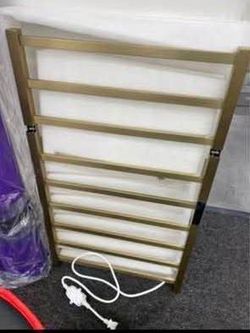 New Towel Warmer Rack for Bathroom with Timer/Fahrenheit Temperature Control Wall Mounted Electric H