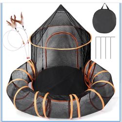  Outdoor Enclosure Tunnels - Large Pet Tents Castle Playpen for Indoor/Outdoor