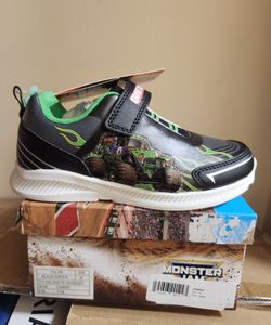 Monster Jam Kids Sneakers Size 12