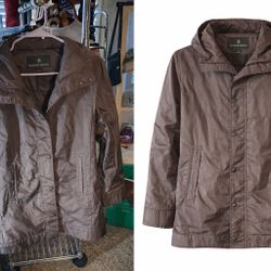 Rainforest Men’s Stowaway Hood Rain Jacket – Size Large  