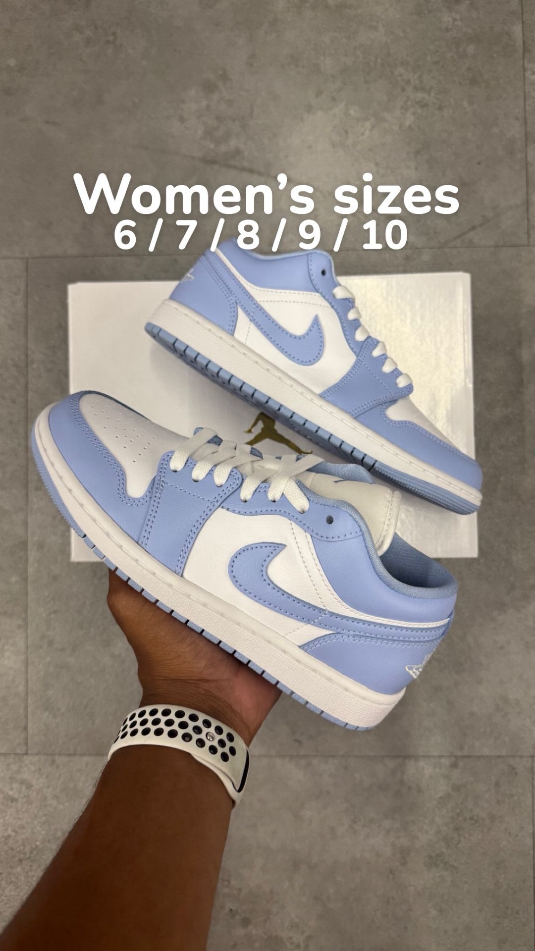 Jordan 1 Low Blue Aluminum