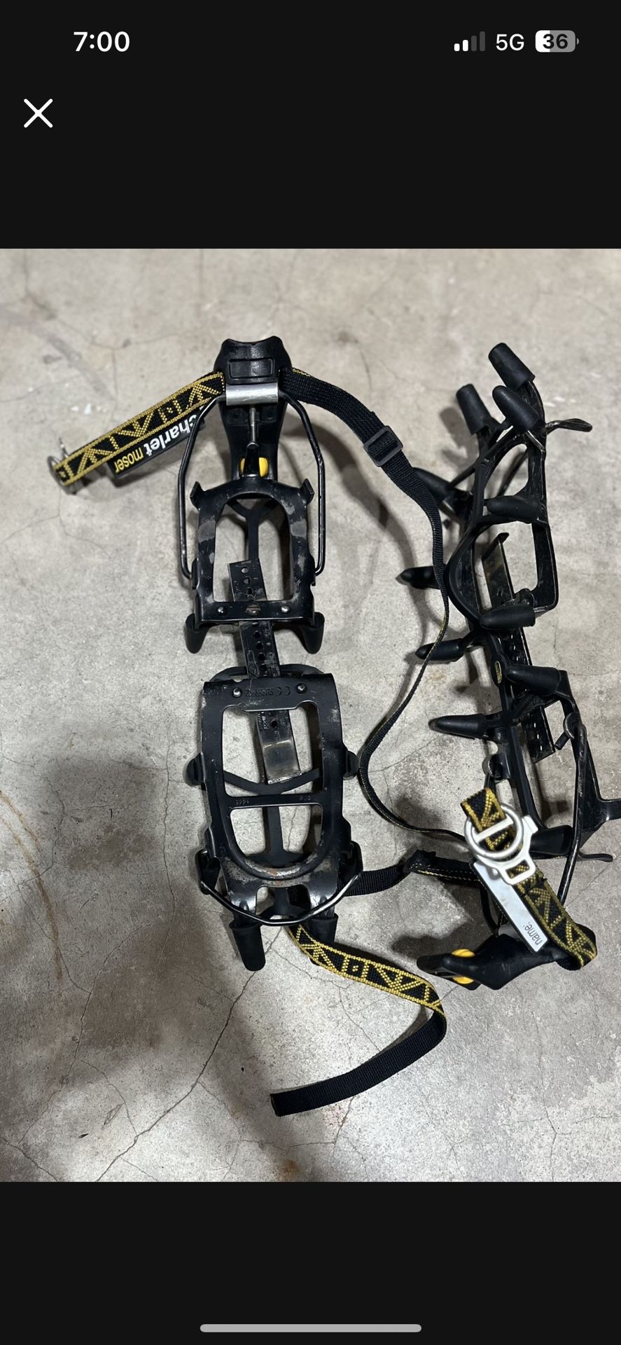 Adjustable Crampons: Charlet Moser Super 12