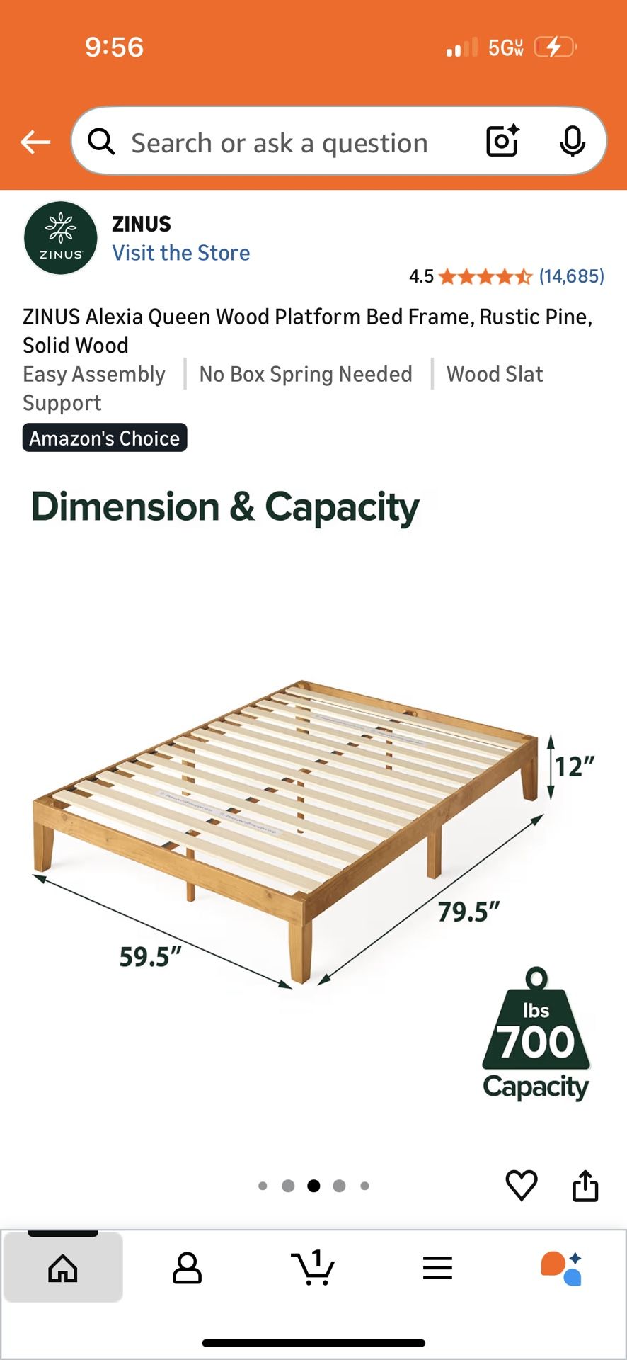 Queen Bed Frame 