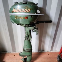 Vintage Johnson SeaHorse 5 Outboard Motor