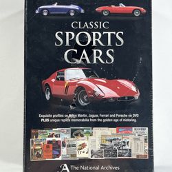 Classic Sports Cars DVD Memorabilia Collection Complete Box New Factory Sealed