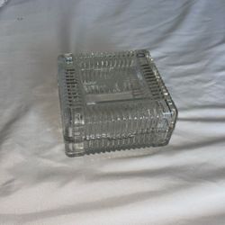 Glass Crystal Trinket Box
