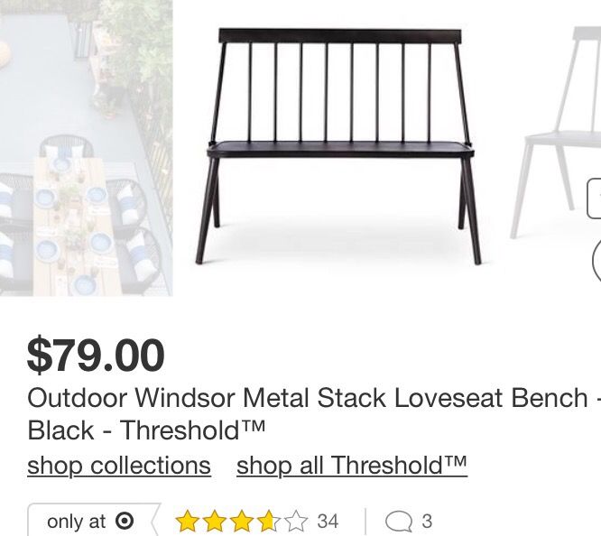 Windsor bench threshold top