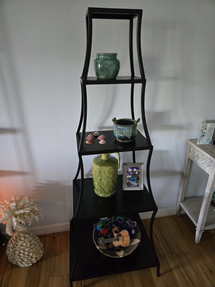 4 Tier Metal Sturdy Cool Pyramid Shelf