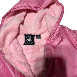 Girl Body Glove Pink Hooded Jacket 5t