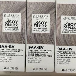 Brand New Soyplex Permanent Hair Dye 9AA-BV 