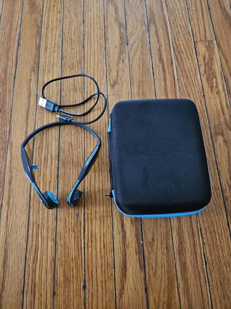 Bone Conduction Bluetooth Headphones With Case