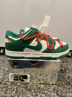 Nike SB Dunk Low Off White Green Size 12
