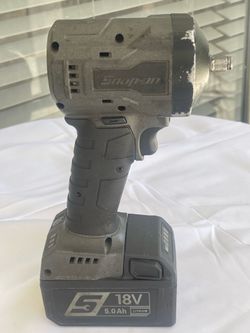 Snap on.  3/8 impact wrench with battery