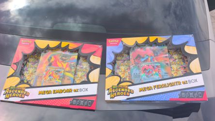 Ascended heroes emboar and feraligatr ex box