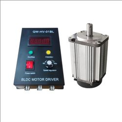 450W 110V DC QW80BL 80mm Square Motor SinglePhase 4500RPM High Speed Brushless Motor with HallSensor