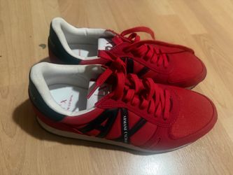 Armani Exchange Red Sneakers size 9