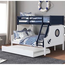 Nautia Twin Over Full Bunk Bed W/trundle