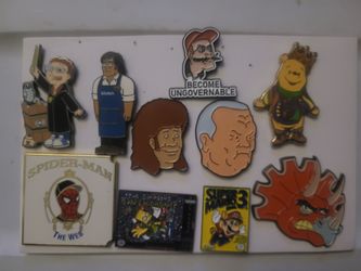 12 pins for $60. Normally $10 each