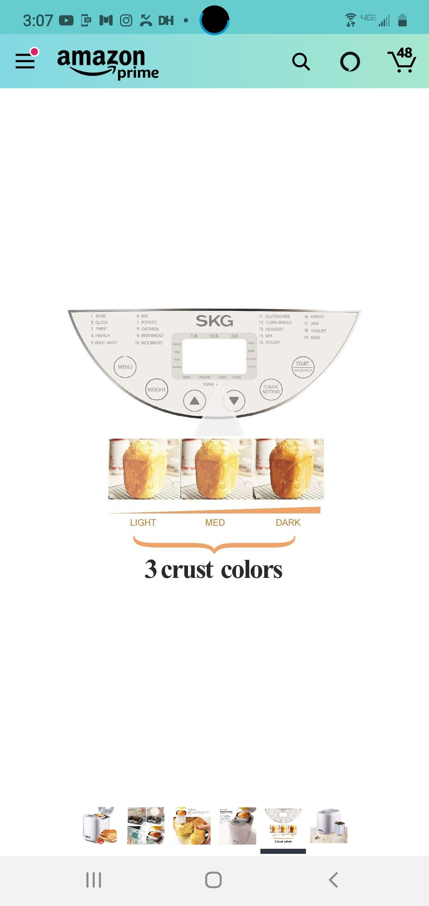 SKG Bread Maker