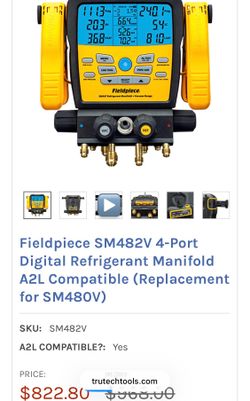 Best offer Fieldpiece 4 port manifold
