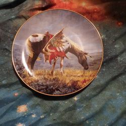Nightshadow Collector's Plate: War Ponies of the Plains