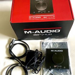 M-Audio AIR|HUB | AIR|HUB USB Monitoring Interface with Built-In 3-Port AIR|HUB