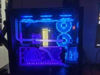 Custom Water-Cooled PC – RTX 3090 Ti 24GB / Ryzen 9 5950X 16 Core / 64GB RAM / 6TB NVMe SSDs