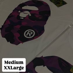 Bape Tees Medium XXLarge