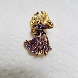 CHRISTMAS ANGEL BROOCH
