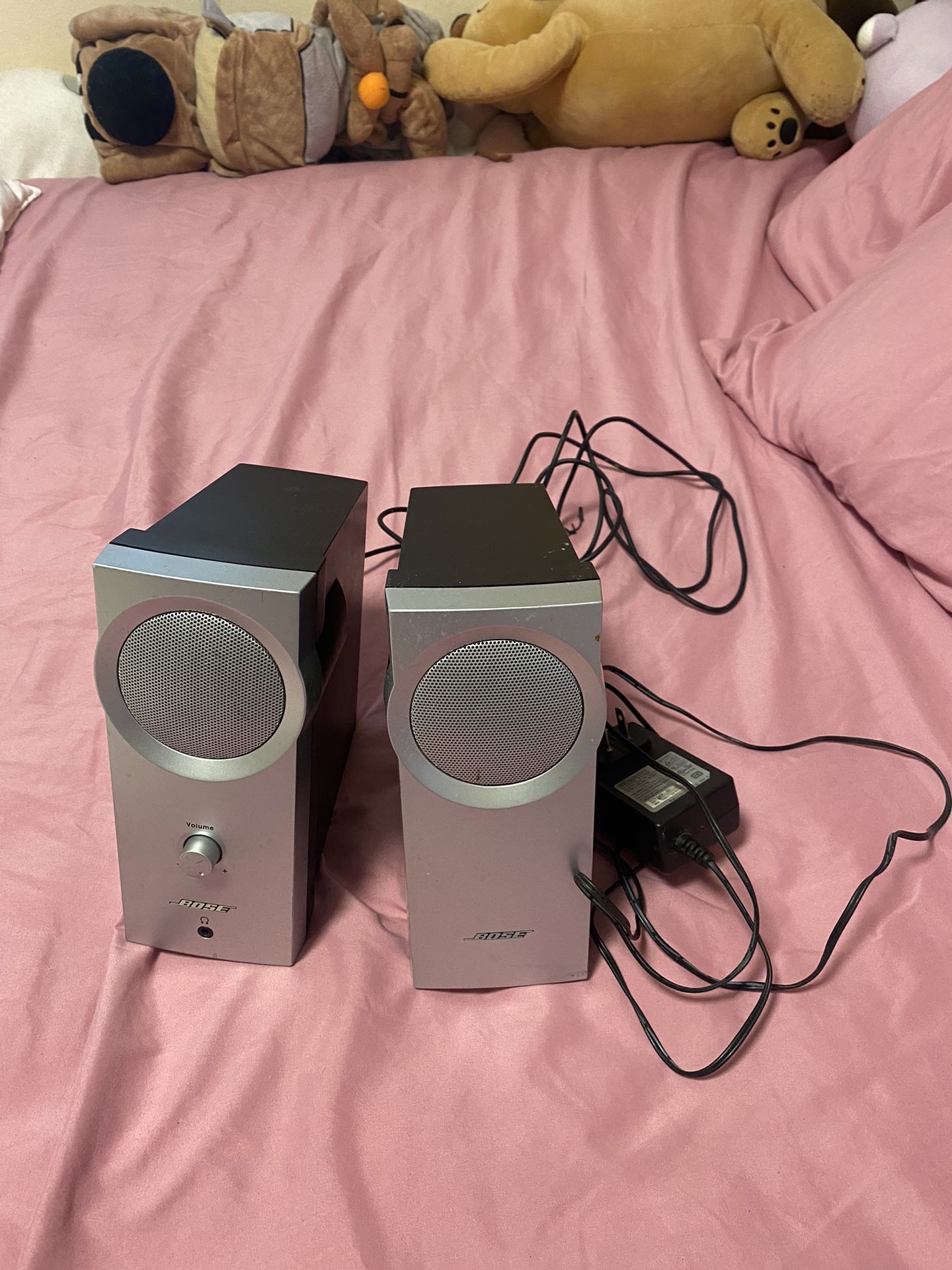 Bose Companion 2 Portable Speaker System Gray w AC Adapter