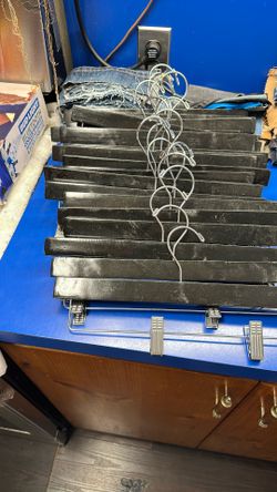 I Am Selling This Wood Frame 21  Pants Hanger Very Good Condition 