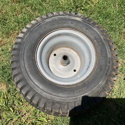 Riding Mower Wheel And Tire 18x 8.50-8. Good Condition