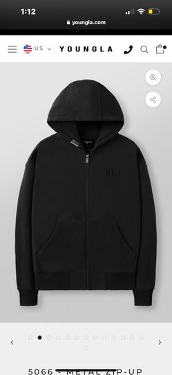 Youngla Zip Up Hoodie Size Xxl