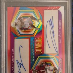 2023 LEAF Vivid Robinson/Gibbs Colorful Combos Dual Auto /8